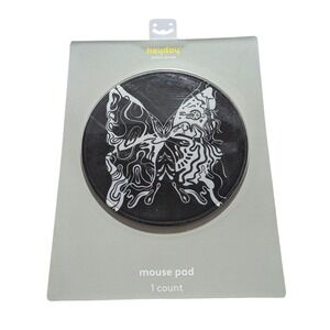 Z6N HeyDay Artist Series Mouse Pad 8" Round‎ Black White By Vivien Rodriguez